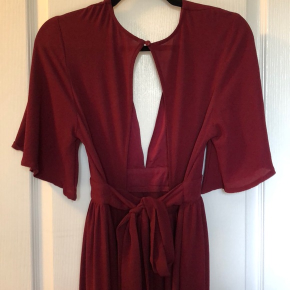 L’Atiste Long Romper (red wine coloured): worn 1x - Picture 3 of 3
